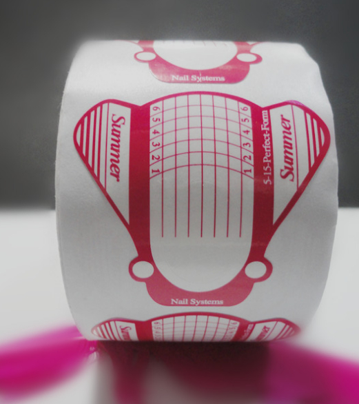Műköröm Sablon 500db pink-4