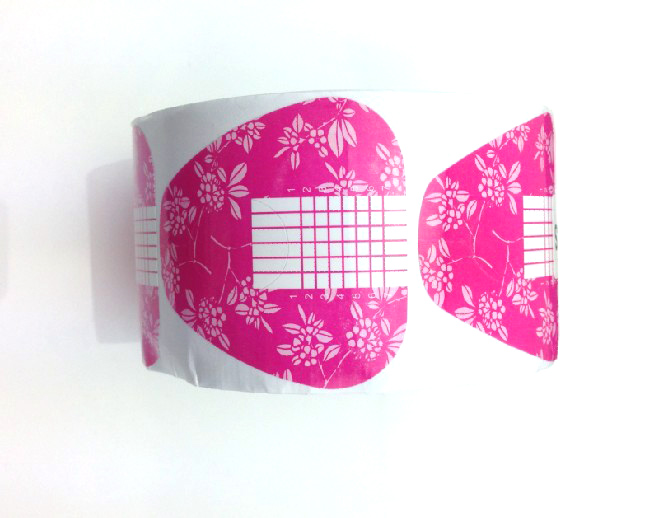 Műköröm Sablon 500db pink-8
