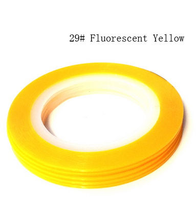 Műköröm díszítő csík 29-Fluorescent Yellow