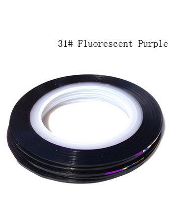 Műköröm díszítő csík 31-Fluorescent Purple