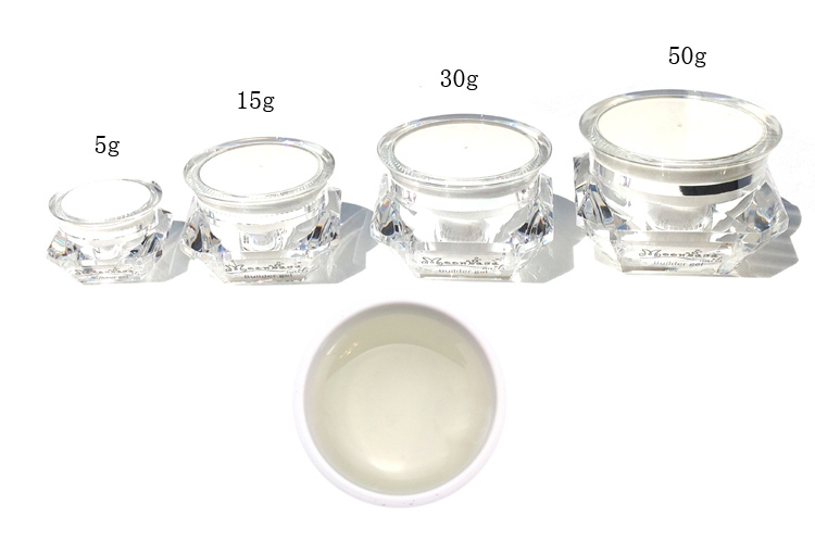 Moonbasanails Építő zselé-017# Flow clear