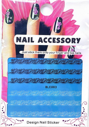 Akril Hatású Matrica,Csipke ,vizes, BLE863