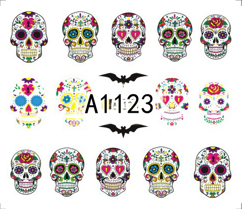 Halloween Akril Hatású Matrica,vizes,A1123