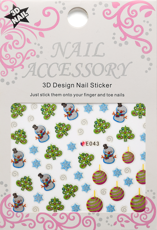 Christmas Nail sticker ,self-adhesive