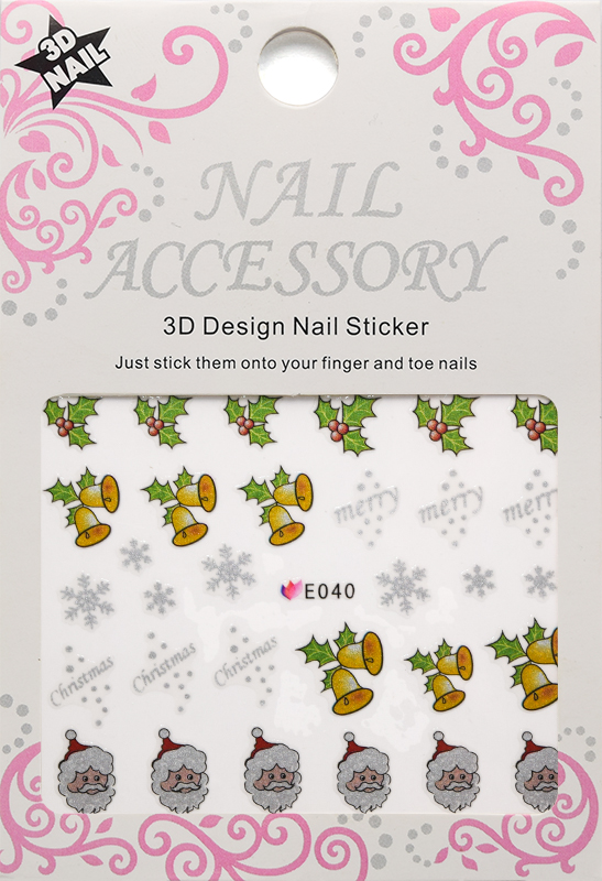 Christmas Nail sticker ,self-adhesive