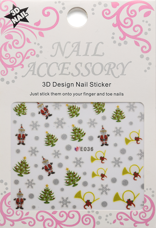 Christmas Nail sticker ,self-adhesive