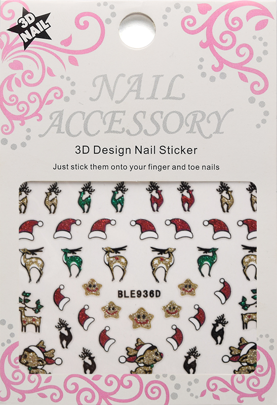 Christmas Nail sticker ,self-adhesive