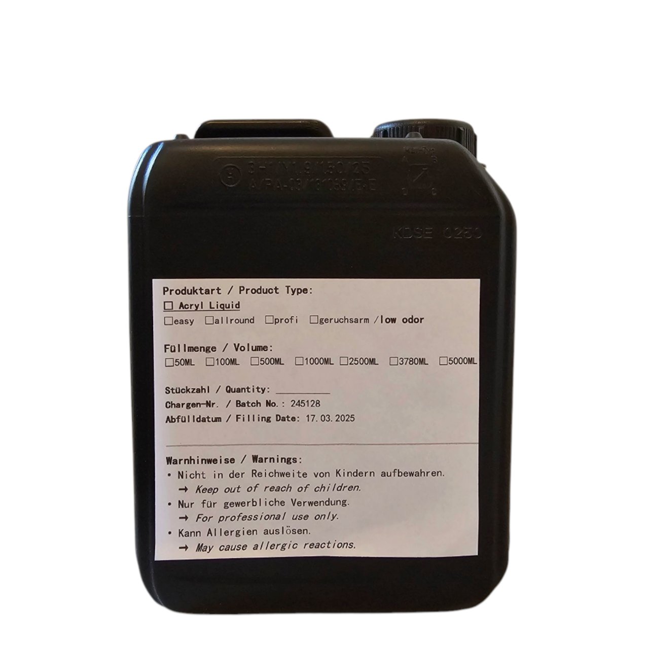 Akril Liquid 2500ML-_alacsony szagú-Közepes Levegőre kötő