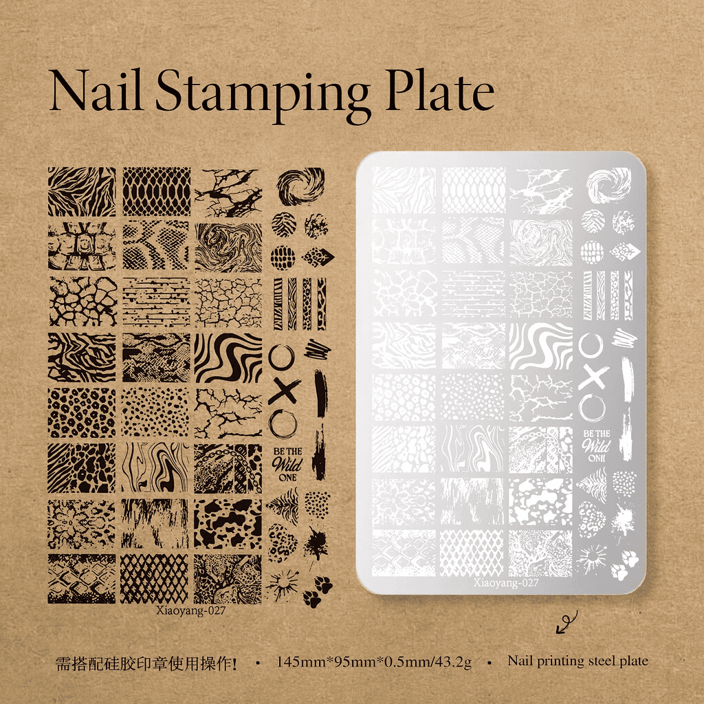 körömnyomda lemez_Wild Texture 9.5X14.5CM