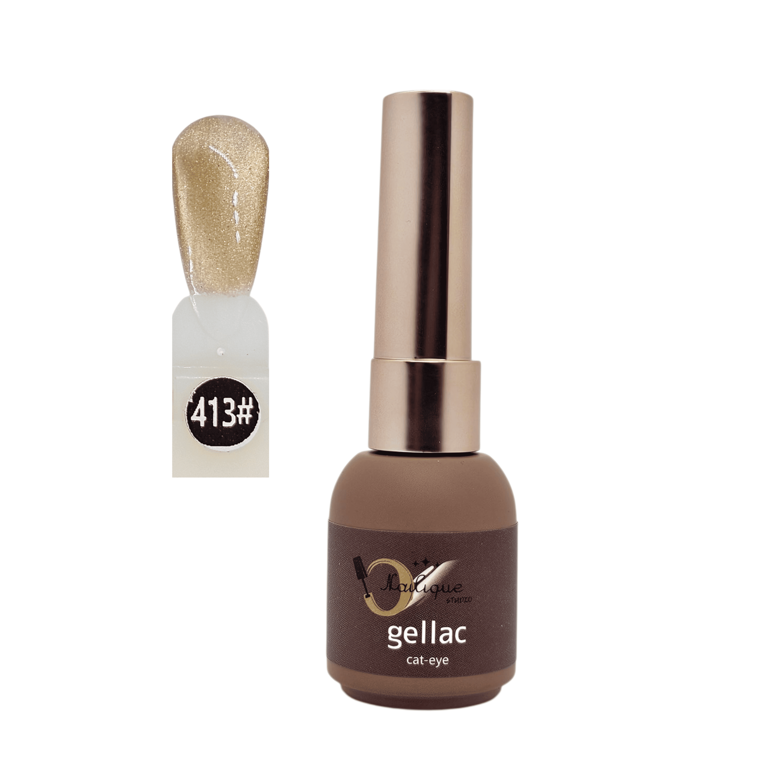 8ml Izoláló Chrome Cat-Eye Gellac 413#