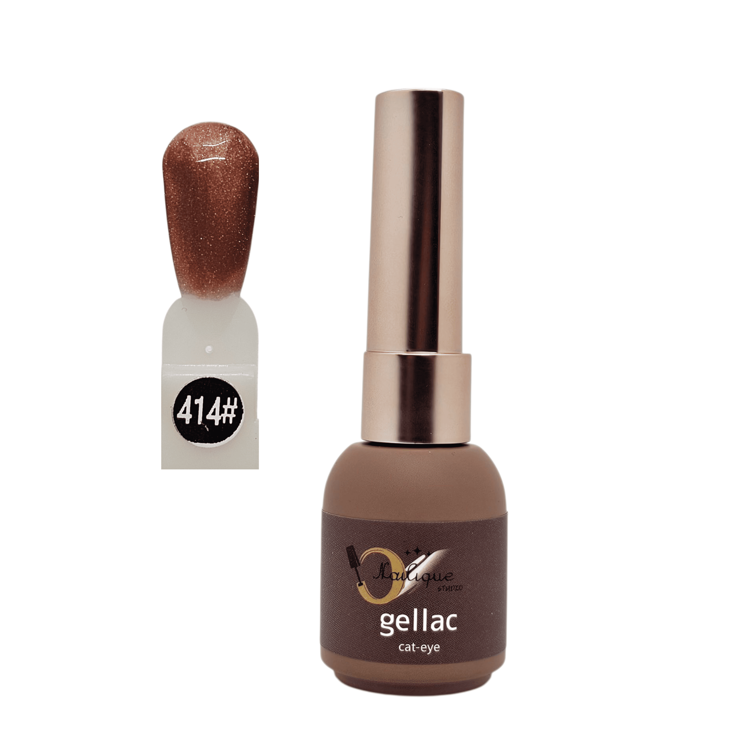 8ml Izoláló Chrome Cat-Eye Gellac 414#